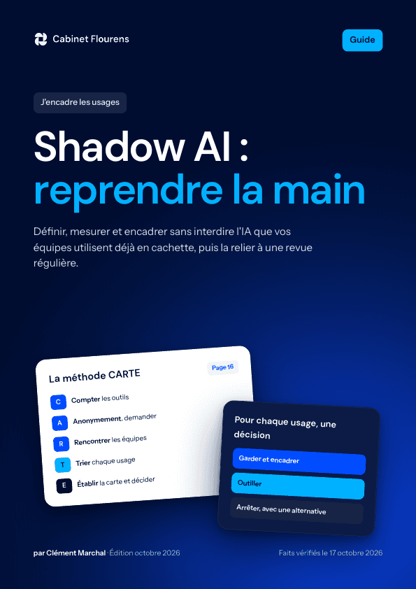 Couverture du guide « Shadow AI : reprendre la main »